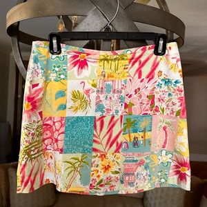 JN Apparel NY Multi Colored Cotton Skirt/Short